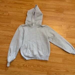 Aritzia TNA Women's Light Blue Hoodie Sweater